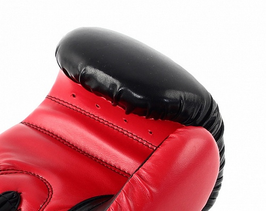 Боксерские перчатки Jabb JE-4056/Eu 56 черный/красный 8oz 879_700