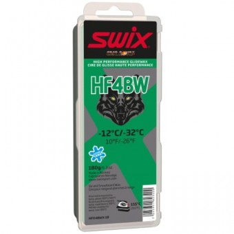 Парафин высокофтористый Swix HF4BWX Black (-12°С -32°С) 5х180 г 340_340
