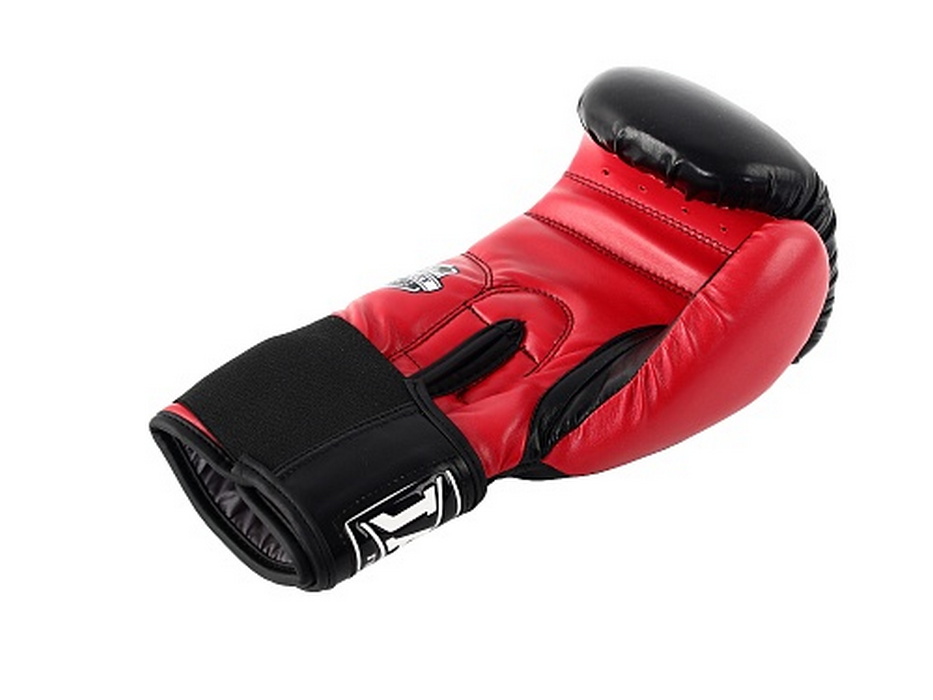 Боксерские перчатки Jabb JE-4056/Eu 56 черный/красный 8oz 933_700