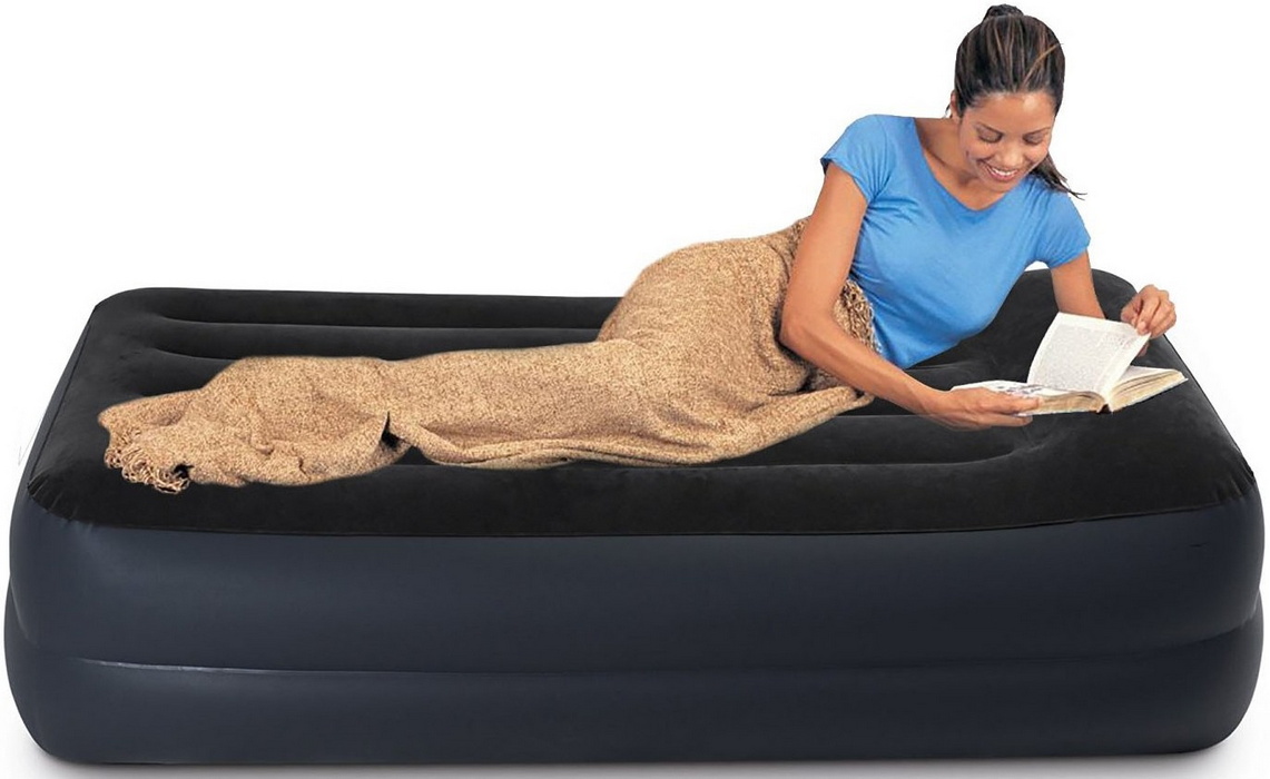 Надувная кровать Intex Pillow Rest Raised Bed 99х191х42см встроенный насос 64122 1141_700