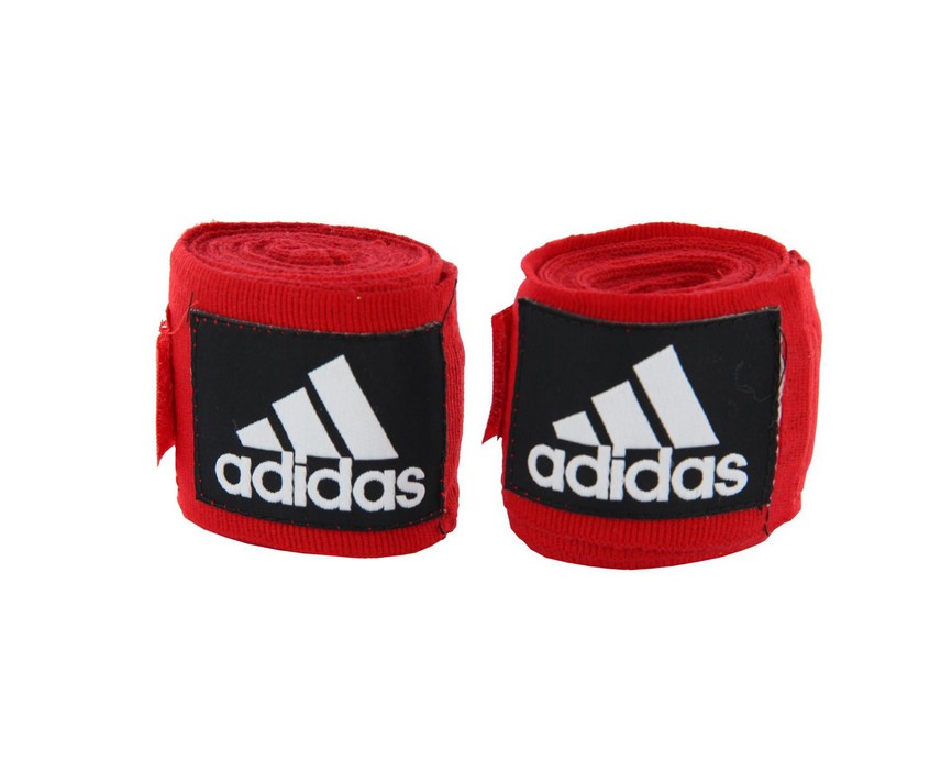 Бинты эластичные Adidas Boxing Crepe Bandage красный 856_700