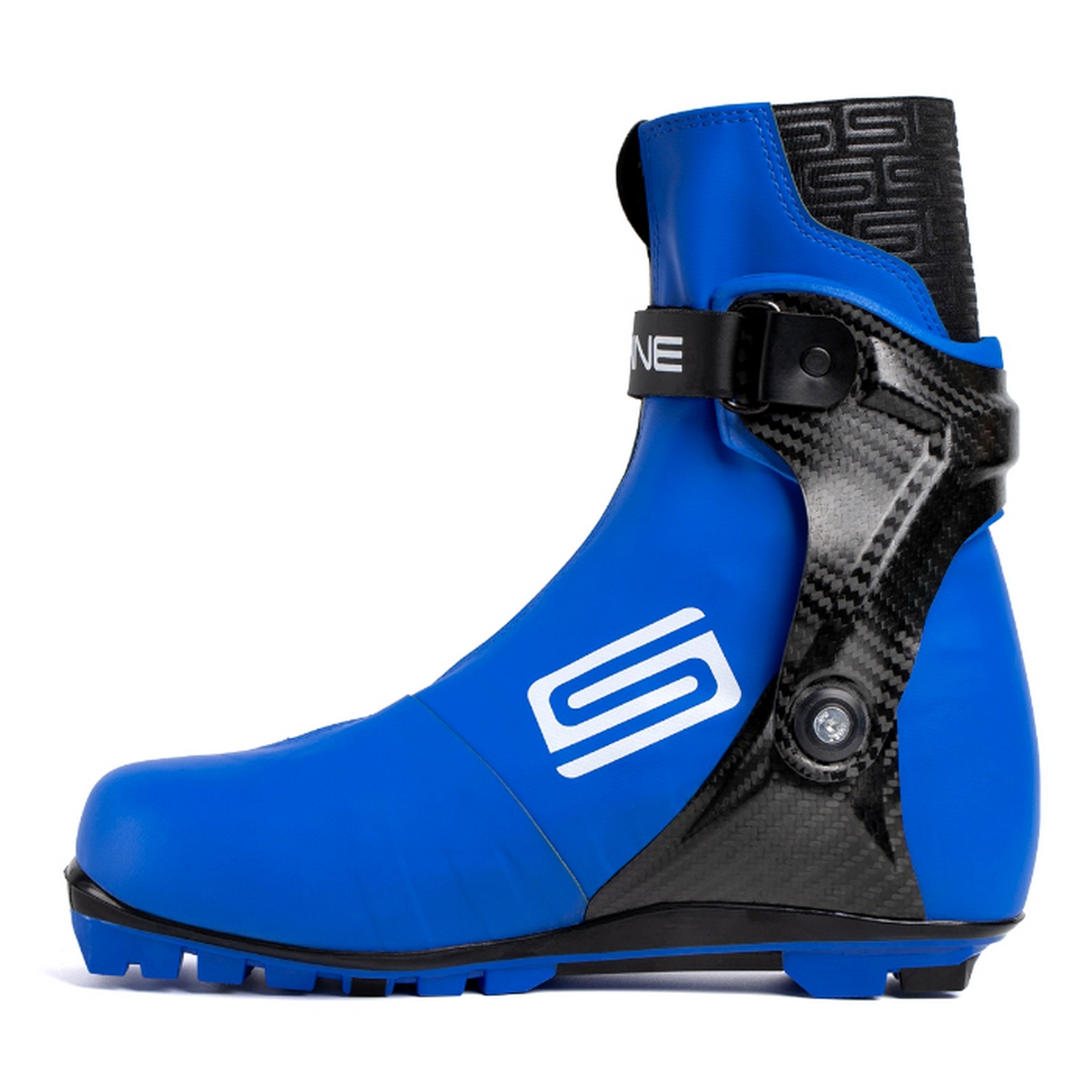 Лыжные ботинки Spine NNN Carrera RF Skate (526/1 M) синий 2000_2000