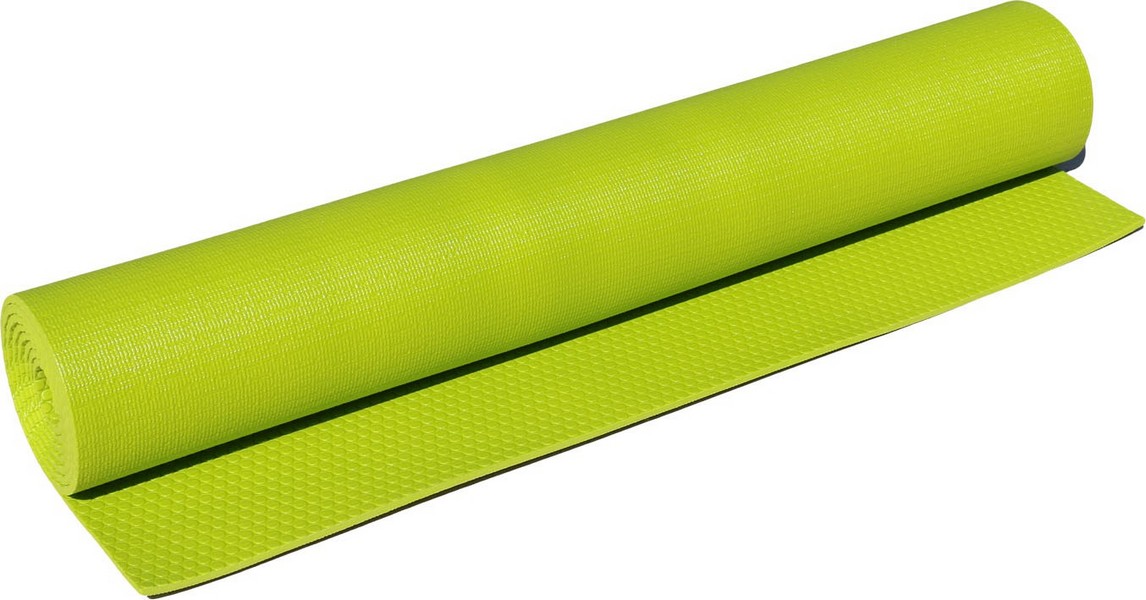 Коврик для йоги и фитнеса Profi-Fit 4 мм, проф плюс (светло-зеленый) 173x61x0,4 1146_600