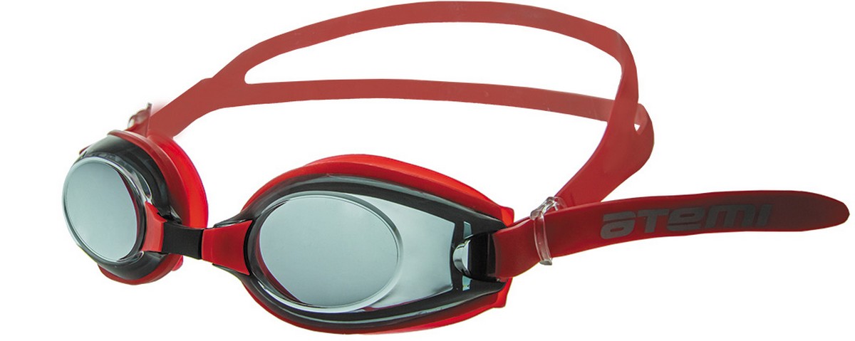 Очки для плавания Atemi M405 красный 1200_479