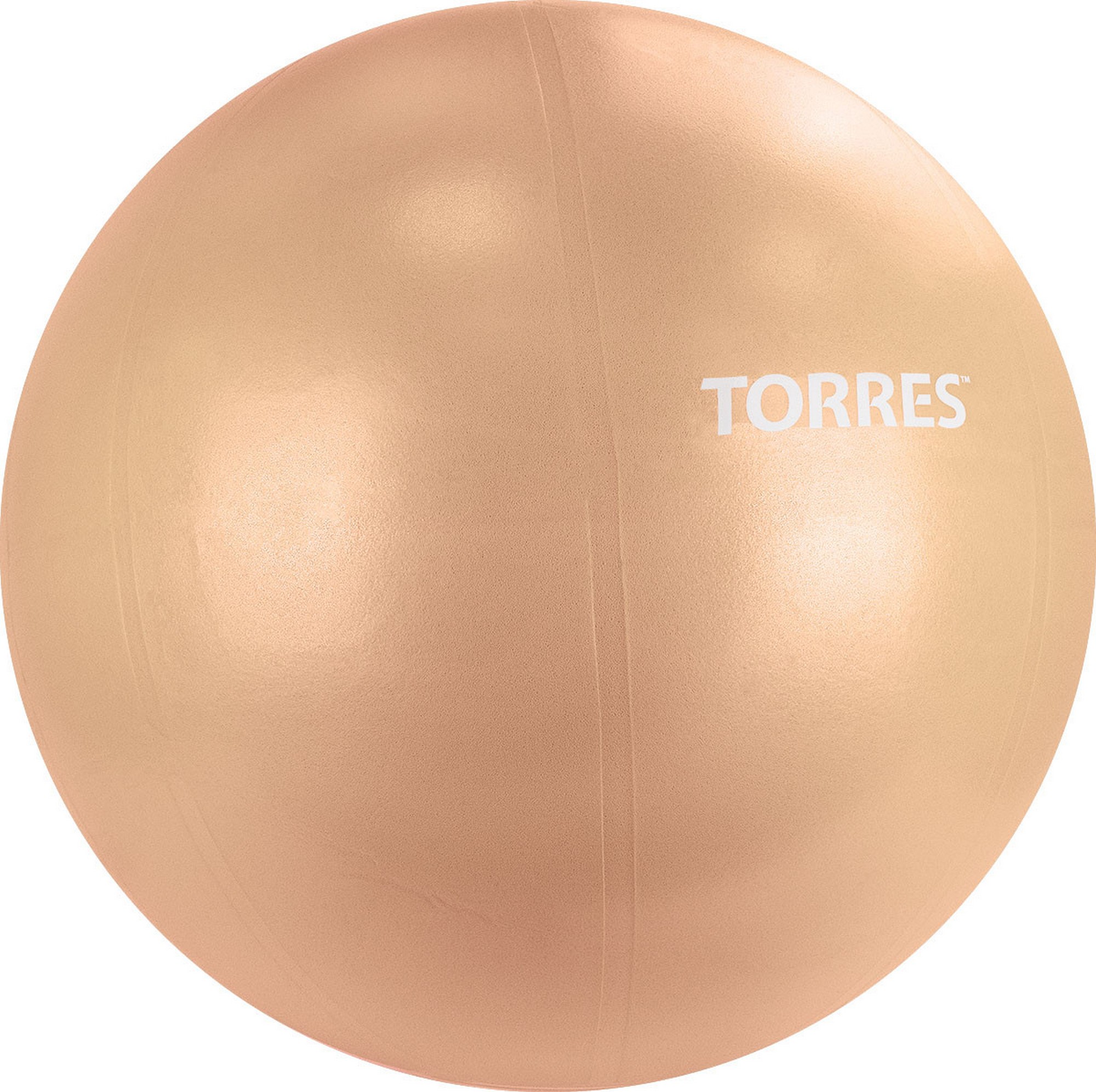 Мяч гимнастический d65 см Torres с насосом AL122165PN пудровый 2000_1993