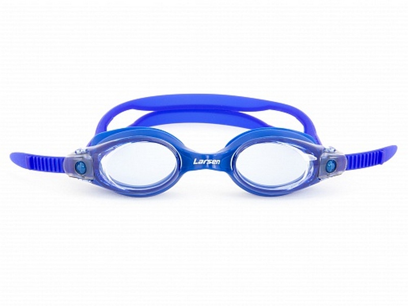 Очки для плавания Larsen S28 синий 800_600