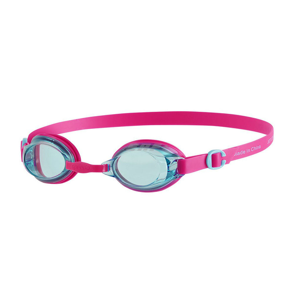 Очки для плавания Speedo Jet Jr 8-09298B981A, голубые линзы, розовая оправа 1000_1000