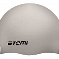 Шапочка для плавания Atemi SC109 силикон, серебряный 120_120