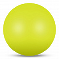 Мяч для художественной гимнастики d19см Indigo ПВХ IN329-LI лимонный металлик 120_120