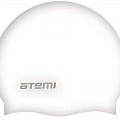 Шапочка для плавания Atemi SC308 силикон, белый 120_120
