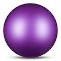 Мяч для художественной гимнастики d19см Indigo ПВХ IN329-VI фиолетовый металлик 120_120
