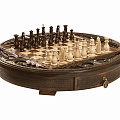 Шахматы резные в ларце "Круг Света" 50 Haleyan kh165-5 120_120