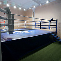 Ринг боксерский на помосте Atlet 7,32х7,32 м, высота 1 м, три лестницы, боевая зона 6х6 м IMP-A439 120_120