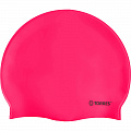 Шапочка для плавания Torres Flat, силикон SW-12201PK розовый 120_120