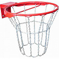 Кольцо баскетбольное № 7 антивандальное, диаметр 450 мм, красное 120_120