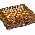Шахматы + нарды резные Бриз 2 50 Haleyan kh144-5 120_120