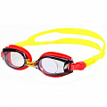 Очки для плавания детские Larsen DR5 черный/красный 120_120