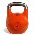 Гиря чемпионская Iron King 30 кг оранжевая с красной полосой 120_120