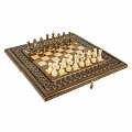 Шахматы + нарды резные"Армянский Орнамент 2" 50 Haleyan kh149-5 120_120