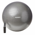 Мяч гимнастический d85 см Torres с насосом AL121185BK темно-серый 120_120