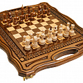Шахматы + нарды резные Бриз 2 40 Haleyan kh144-4 120_120