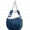 Груша боксерская водоналивная Aquabox кожа ГБК ГП 25/38*50-35 SEA сине\белый 120_120